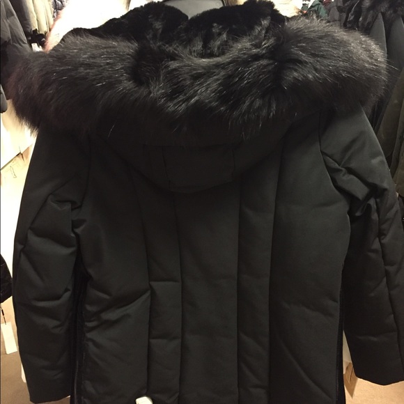 Luka Fitted Parka with Velvet and Fur Trim - Picture 7 of 8